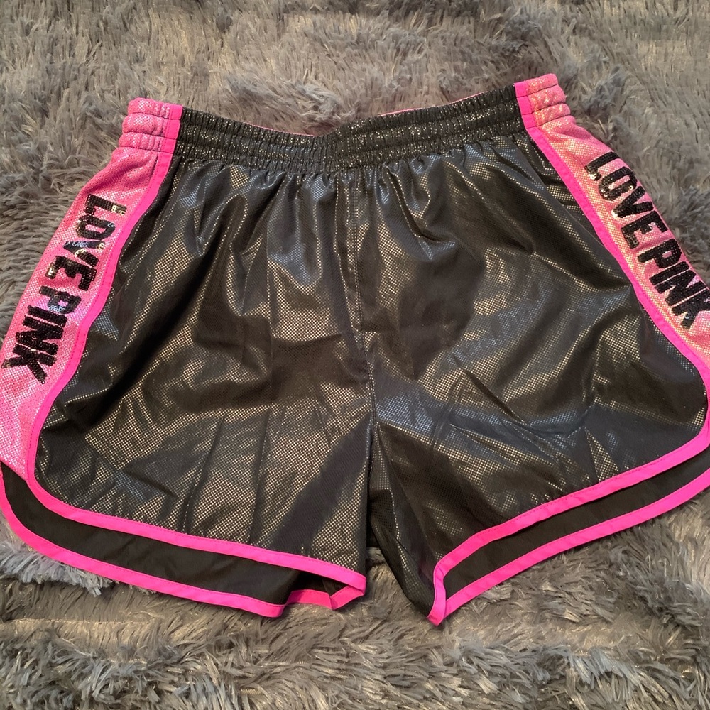 VS pink shorts